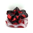 thumbnail image 5 of Handmade Red Lip Embroidered Organza Hair Scrunchie, 5 of 5