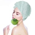 thumbnail image 4 of Toallas de microfibra para secar el cabello, gorro para el cabello, toalla de secado rápido, 4 of 5