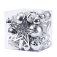 thumbnail image 1 of Juego de adornos navideños irrompibles FloreceBien, paquete de regalo para decoración de árboles de Navidad (45 piezas), 1 of 5