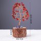 thumbnail image 3 of Nvzi Árbol de la fortuna con base de madera y piedra triturada de cristal natural, base de madera maciza, árbol de la vida de piedra natural colorida, decoración para el hogar - 1 pieza, 3 of 4