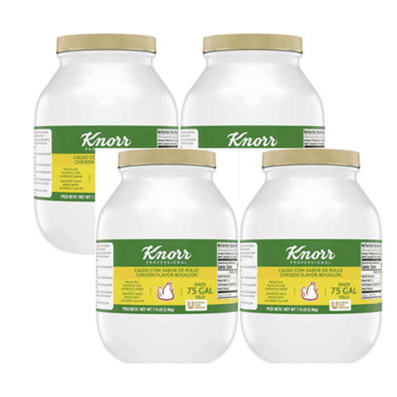Knorr 7.9 lb. Caldo de Pollo / Chicken Bouillon Base - 4/Case