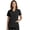 Black, variant on Women’s Scrub Top, V-Neck, Stretch, Pockets, XL, Charcoal