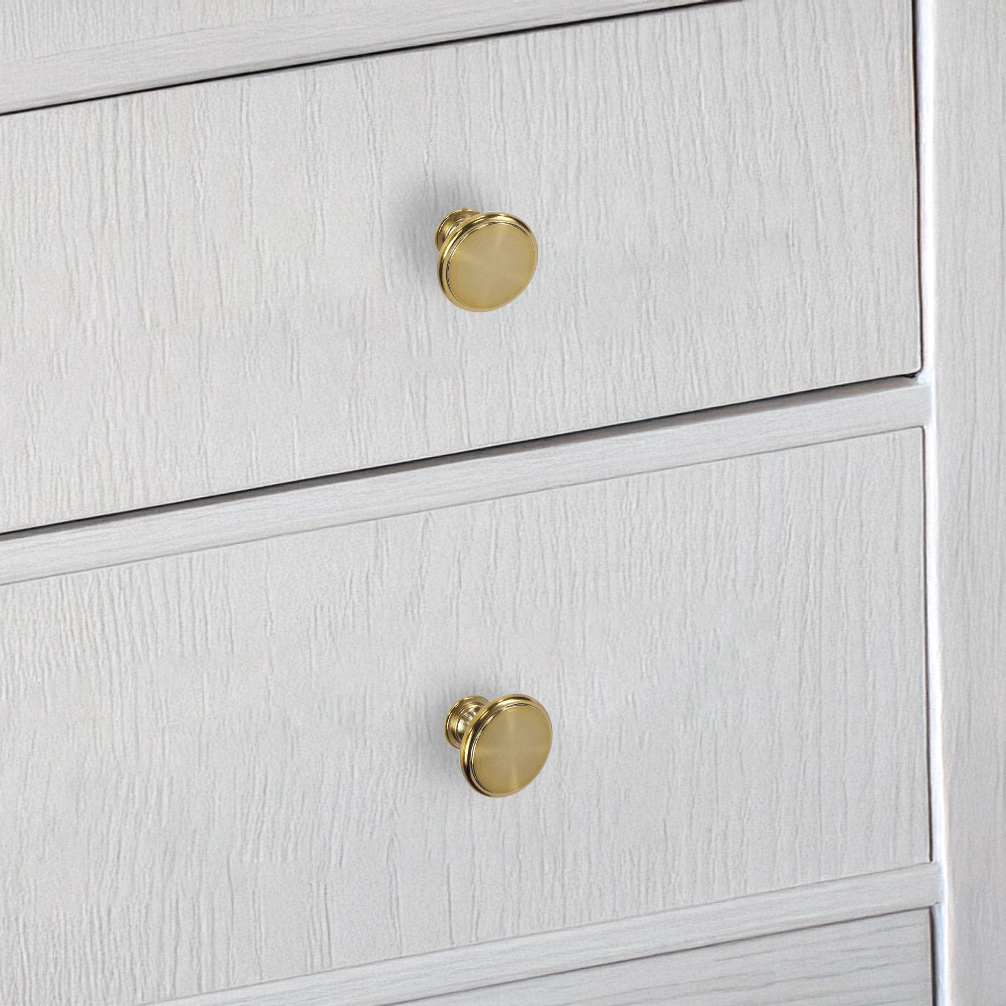 Lumi Home Furnishings Cabinet Knob Classic Brass 4-Pack
