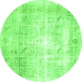 thumbnail image 1 of Ahgly Company Indoor Round Persian Green Traditional Area Rugs, 4' Round, 1 of 1