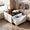 White, variant on Livtab Smart Side Table with Fridge, Charging Station, End Table with Storage Drawer, Usb Ports for Living Room, White