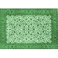 thumbnail image 1 of Ahgly Company Indoor Rectangle Persian Emerald Green Traditional Area Rugs, 4' x 6', 1 of 4