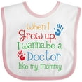 thumbnail image 3 of Inktastic Doctor Like Mommy Boys or Girls Baby Bib, 3 of 4