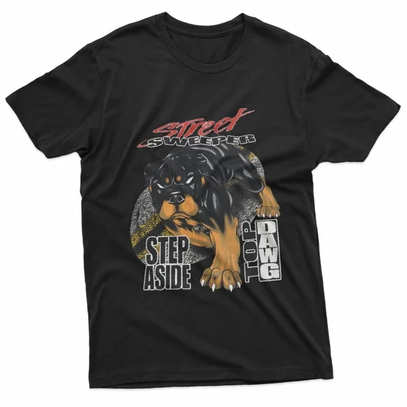 Vintage 90s Top Dawg Rottweiler Dog Graphic T-Shirt