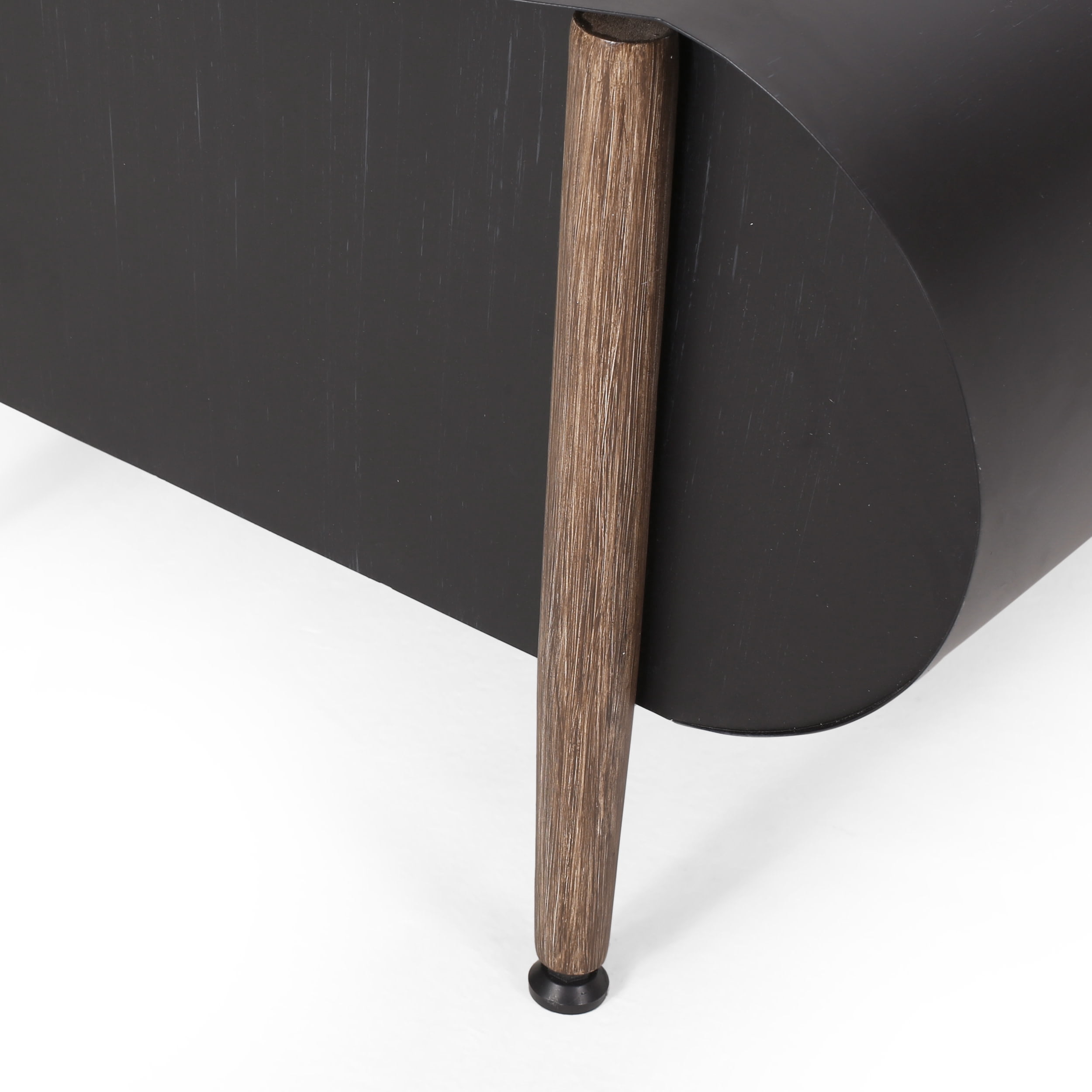 Jesse Resin Outdoor 50,000 BTU Rectangular Fire Pit (No Tank Holder), Dark Gray and Wood Pattern