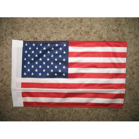 8x12 US USA American 2 Ply Boat Flag Knitted Nylon Boat Flag With Sleeve 8