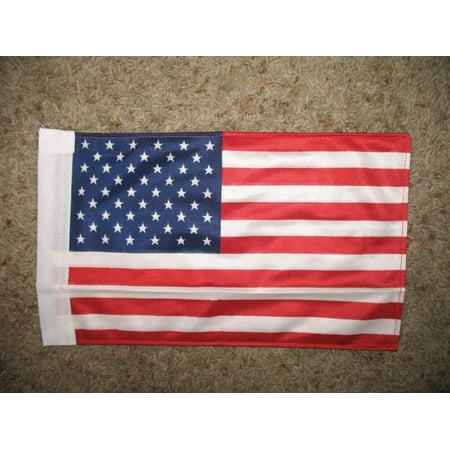 Store Novelty - 8x12 US USA American 2 Ply Boat Flag Knitted Nylon Boat Flag With Sleeve 8