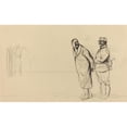 thumbnail image 2 of Jean-Louis Forain 24x16 Gold Ornate Framed and Double Matted Museum Art Print Titled - At the Vincennes Front. Bolo Pacha (C. 1914-1919), 2 of 4