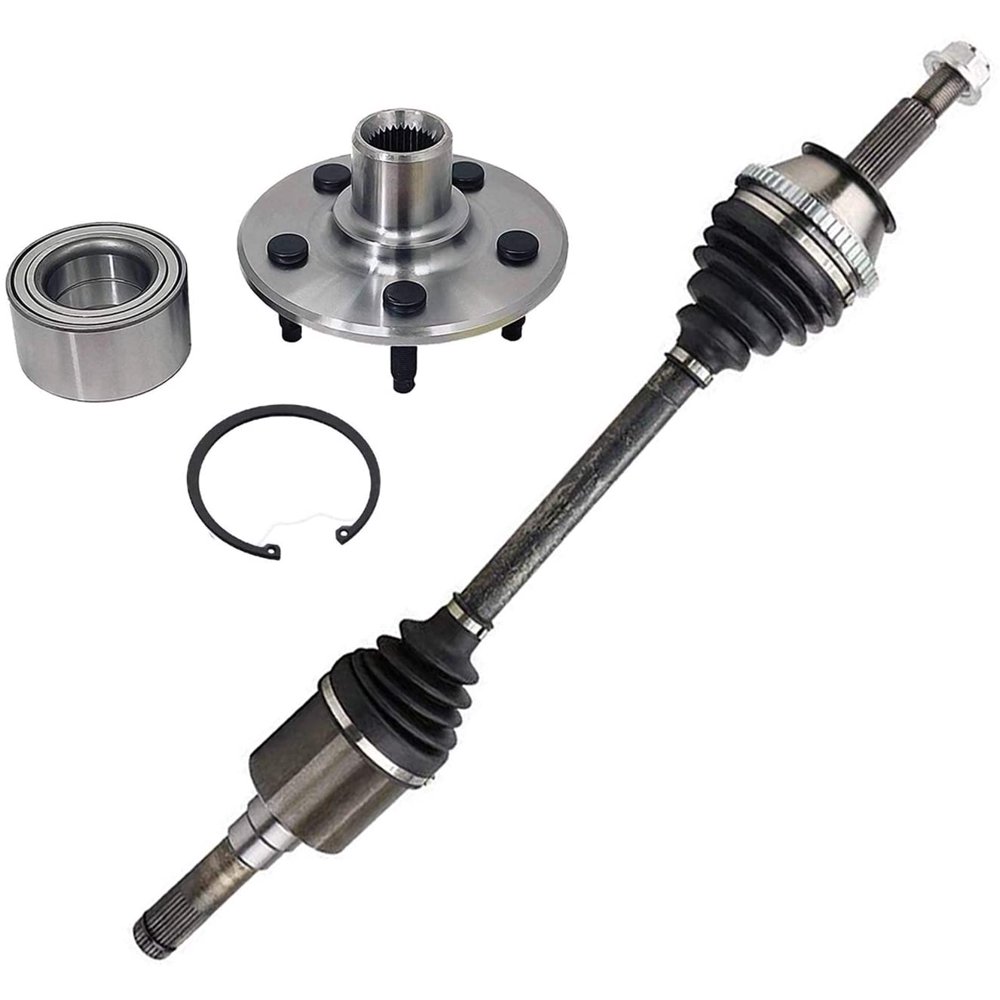 Rear LEFT CV Axle Shaft & Wheel Hub & Bearing Assembly for 20022010