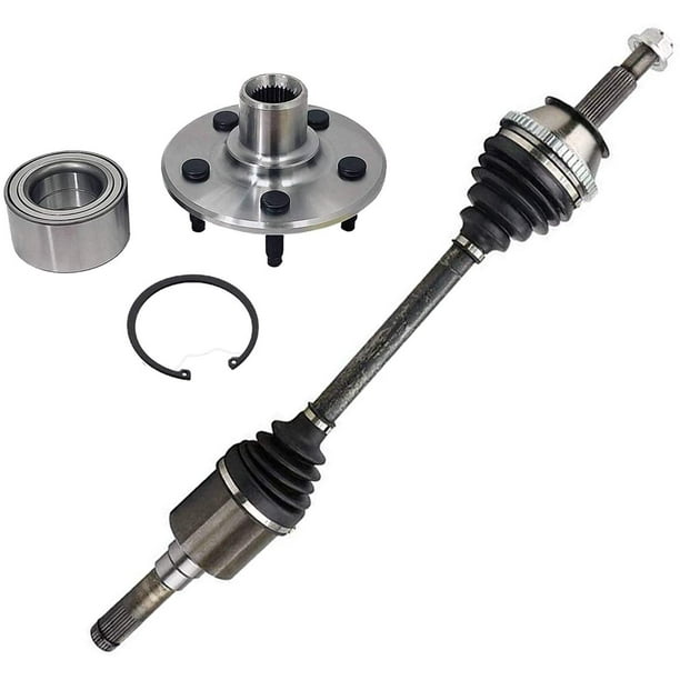 Rear LEFT CV Axle Shaft & Wheel Hub & Bearing Assembly for 2002-2010