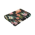 thumbnail image 6 of Cat Floral Blanket Gifts For Kids Adults - Lightweight Throw Blanket For Bedroom Living Room Decor Soft Fuzzy Fleece Cozy Plush Bed Couch 40"X30", 6 of 7