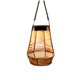 thumbnail image 2 of Lámpara colgante solar para jardín: lámpara decorativa de exterior de ratán tejido con encendido/apagado automático para villa, patio o sendero., 2 of 6
