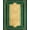Green, Pattern 5, variant on ODIKA 4'x6' Machine Washable Non-Slip Area Rug, Art Fan Motif Decorative High Traffic Rug, Black, 148763