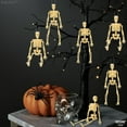 thumbnail image 3 of KatchOn, 12 Pcs Halloween Mini Skeletons Figurines - 6 Inch | Small Skeleton Figure for Crafts | Posable Halloween Little Skeletons, Halloween Party Decor | Miniature Skeletons, Halloween Decorations, 3 of 6