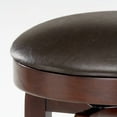 thumbnail image 4 of Hillsdale Furniture Malone Wood Backless Counter Height Swivel Stool, Cherry, 4 of 5