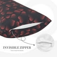 thumbnail image 3 of Cauagu Red Hearts Print Pillow Covers with Envelope Closure,1PC Pillow Cases Decorative Pillow Case for Bed & Couch, Pillows Not Included-16"x24", 3 of 6