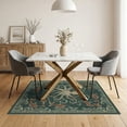 thumbnail image 3 of ODIKA 5'x7' Washable Area Rug Octopus Nautical Koi Creature Fish Swirling Waves Cartoon Pirate for Small Living Room, Bedroom, Easy Care, Non-Shedding, Pet Friendly, 3 of 7