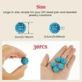 thumbnail image 3 of 30Pcs Resin Rhinestone Beads 20mm Shiny Round Rhinestone Beads Bulk Large Rhinestone Spacer Beads Acrylic Beads DIY Crystal Rhinestone Beads for Jewelry Bracelet Necklace Pen Chain Making, 3 of 6