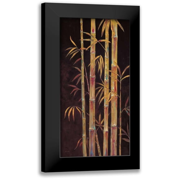 Fisk, Arnie 9x14 Black Modern Framed Museum Art Print Titled - Gilded Bamboo 1