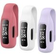 thumbnail image 1 of Lot de 3 Clips de Remplacement pour Fitbit Inspire 2, Clip en Silicone Doux et Confortable Support de Protection 360° Accessoire Compatible avec Fibit Inspire 2, 1 of 5