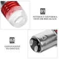 thumbnail image 3 of HONMEET 4pcs Motorcycle Tail Light Assembly Red Glass Aluminum Easy Installation for Motorcycle Riders, 3 of 8