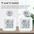 thumbnail image 1 of Temperature Humidity Sensor Portable Digital Home Hotel Office Voice Assistant USB Power Adjustable Hygrometer Hotel Restaurant Thermometer, 1 of 1