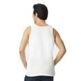 thumbnail image 5 of Gildan Heavy Cotton Men's Tank Top, Sleeveless Classic Comfort Undershirt, White, M, Pack of 6, 5 of 6