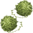 thumbnail image 1 of 2 enredaderas artificiales de 252 pies, hoja de eucalipto artificial, vegetación botánica decorativa para el hogar, pared, jardín, boda (vid artificial x2), 1 of 5