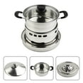 thumbnail image 4 of Sufanic Stainless Steel Indoors Camping Stove Spirit Cooker Liquid and Solid Alcohol, 4 of 8