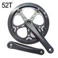 thumbnail image 1 of Ensemble de Manivelle de Vélo à Plateau Simple 48T 40T 52T 170Mm Jeu de Manivelles Trou Carré, 1 of 10