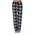 thumbnail image 4 of WILLBEST Pantalones Casuales para Mujer, Cómodos Pijamas de Cuadros con Pierna Ancha, Pantalones Largos de Yoga para Un Estilo Versátil de Día y Noche y Relajación. Chica, 4 of 6