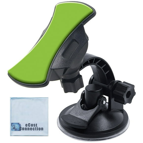 Support de Voiture Universel avec Surface Polymère à Prise Instantanée pour Tous les Smartphones et un Chiffon en Microfibre eCostConnection