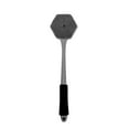 thumbnail image 2 of Cepillo de espalda de silicona para ducha, cepillo corporal de doble cara, portátil para hombres y mujeres, con gancho para colgar, mango largo, gris, 2 of 8