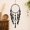 Dark Green Mix, variant on Macrame Wall Hanging Dream Catcher with Pom Poms Boho Wall Hanging Ornament for Bedroom Living Room, Rustic Natural Tassels Home Decor Gift for Teen Girls Adult (Black Poms)