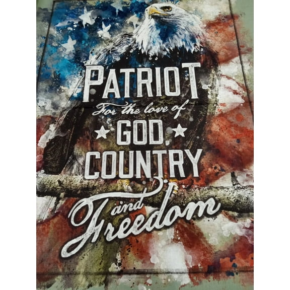 Faith Patriotic Panel Fabric