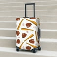 thumbnail image 5 of Travel Luggage Cover Protector - baseball sport Anti-Scratch Suitcase Covers Fits 18-32 Inch Luggage, 5 of 5