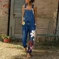 thumbnail image 2 of outfmvch jeans for women fashion denim bib long rompers bib jumpsuits pants for women cargo pants, 2 of 7