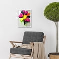 thumbnail image 2 of Vibrant Street Art Graffiti Spray Paint Flower On Wall Artwork Framed Wall Art Print A4, 2 of 4