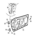 thumbnail image 4 of New Genuine Mopar Hinge Front Door Upper OE 68024107AF, 4 of 10