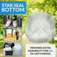 thumbnail image 3 of Easy Grab Trash Bags, 55-60 Gallon (150 Count) (Clear), 3 of 7