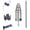 sliver, variant on 3-in-1 Pipe & Valve Extractor, 3-in-1 Plumbing Valve Removal Tool, Broken Pipe Extractor Tool, Electric Drill Manual Broken Pipes Valves Extractors Tools, For 1/2" 3/4" 1" Pipes (blue)