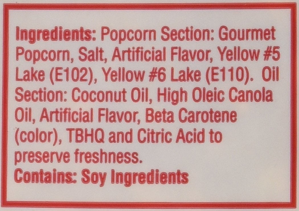 Gold Medal Mega Pop Corn Kit - For 6 Oz Popper - 36 Ct, 8 Oz