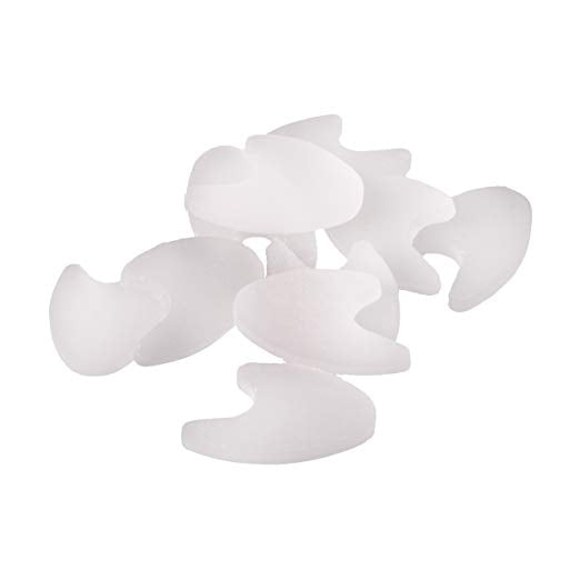 Steins Gel Toe Spacers, Callus Pads, Gel Toe Separators, Fits Small to Medium Toes, Clear, 15 Count