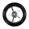 thumbnail image 2 of GLFILL Roues de Trottinette Électrique 100mm avec Roulements Moyeu de Roue en Alliage d'Aluminium pour Trottinette Électrique Haute Élasticité Roue avant Arrière Argent et Noir, 2 of 9