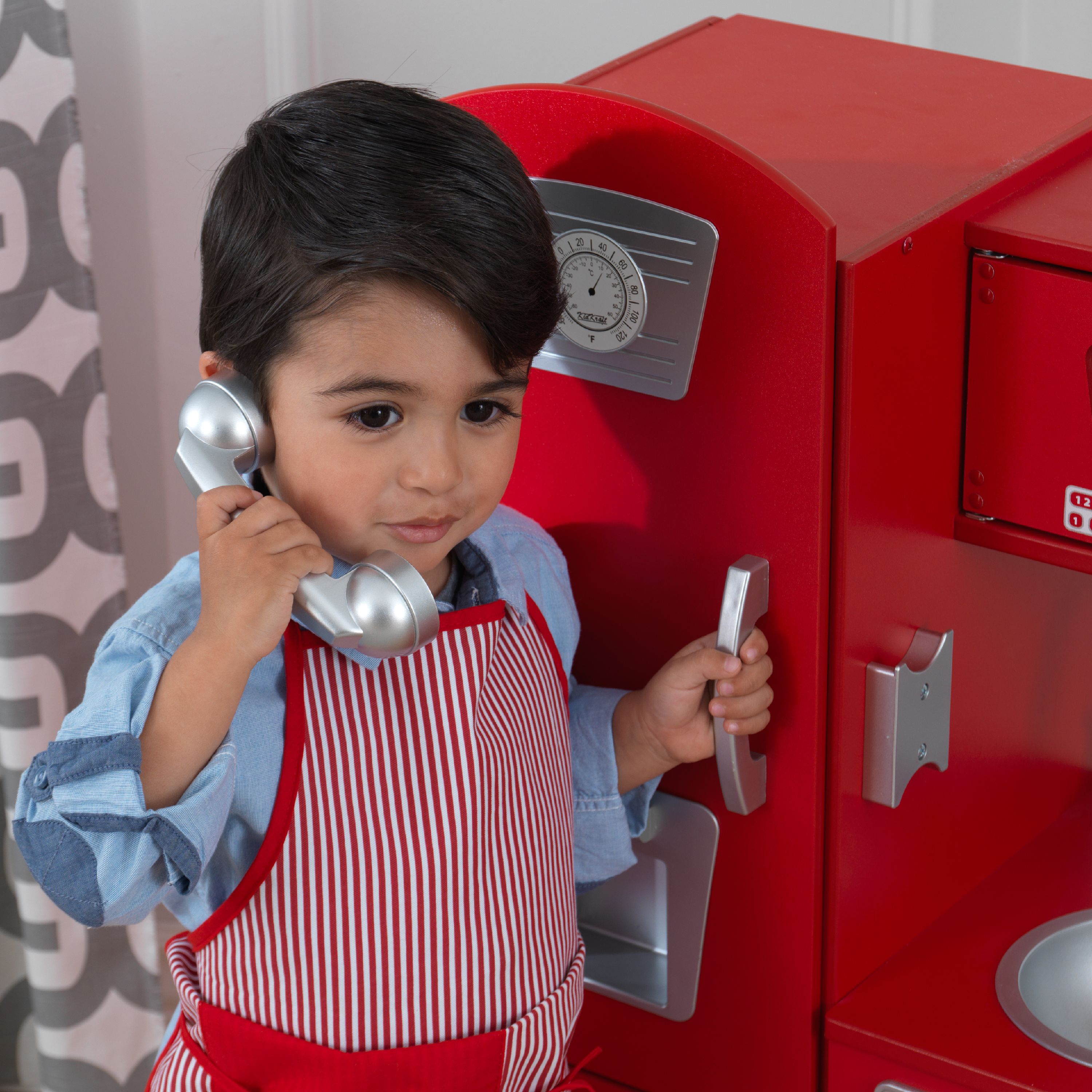 KidKraft Vintage Play Kitchen in Red photo 5