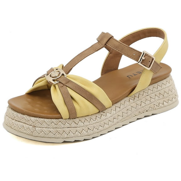 Wedge Sandals for Women Dressy Summer Comfortable Cushion Womens Flip Flops Casual Orthopedic Wedges Shoes Beach Sandals A13